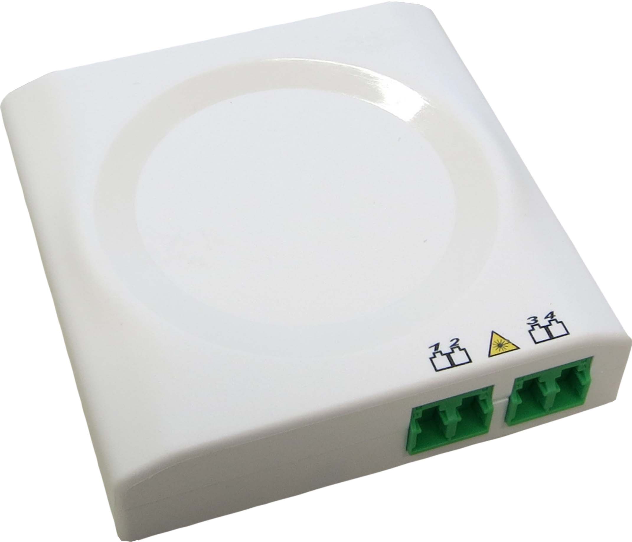 Acome Komponenten FTTH-AP-Dose T1 m. Pigtail 1xLCD/APC rws IO1140670202