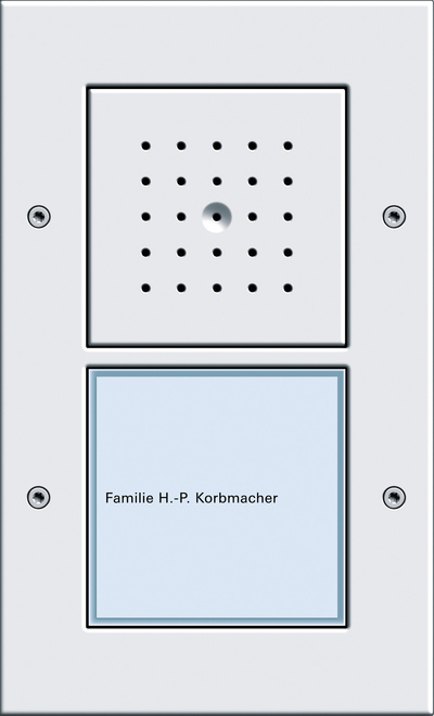 Gira Türstation AP 1fach reinweiß 126666