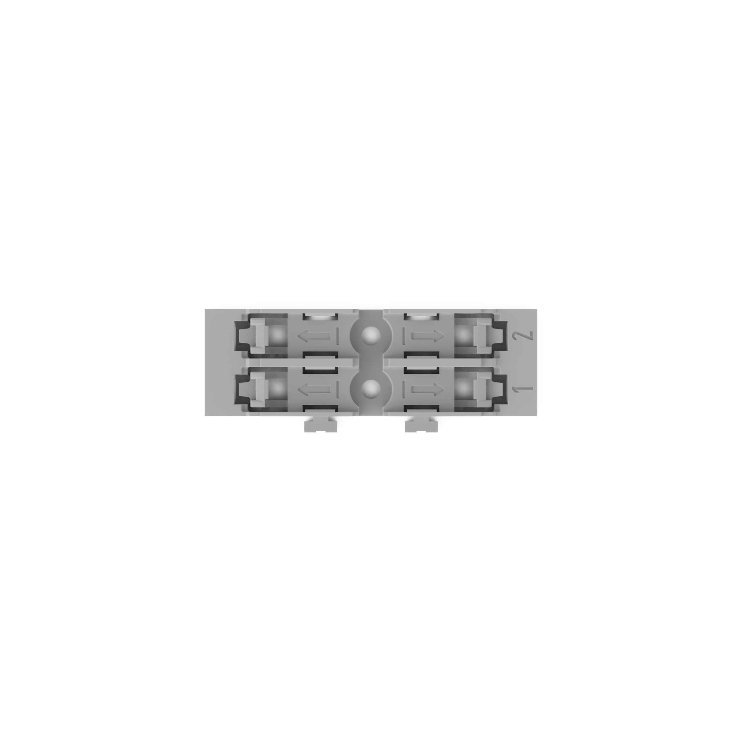 25 STK WAGO GmbH & Co. KG Befestigungsadapter 2-fach 221-2522