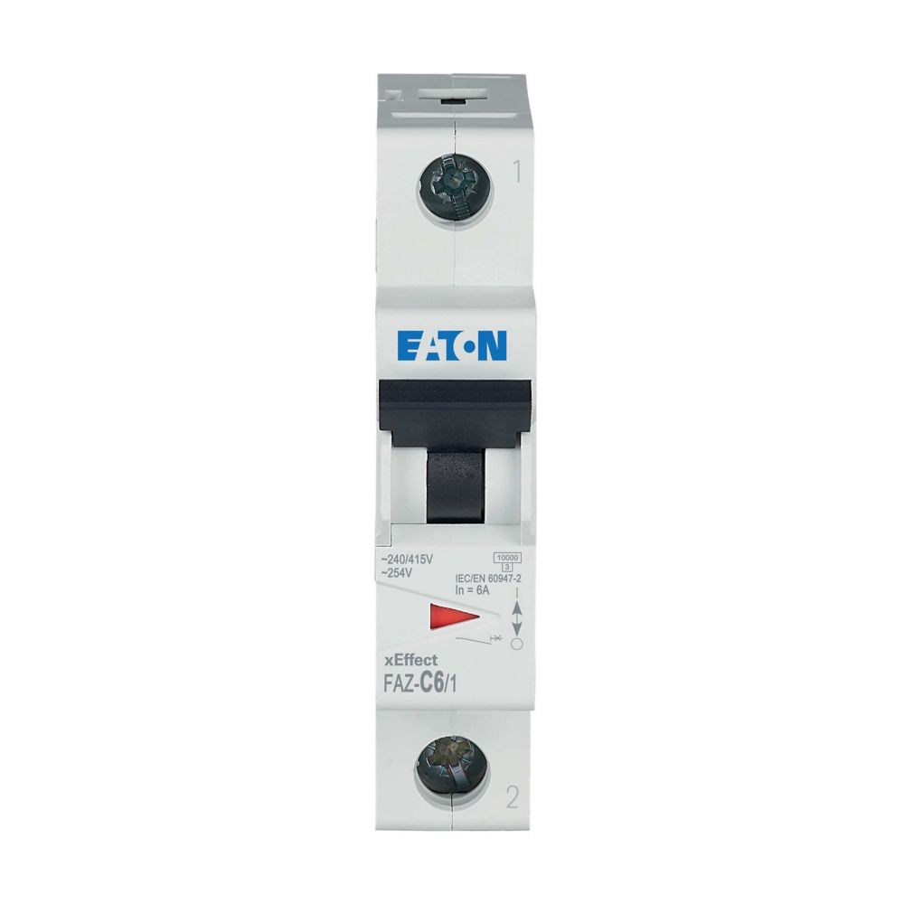 Eaton (Moeller) Leitungsschutzschalter C 6A, 1p FAZ-C6/1
