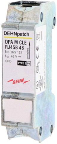 DEHN ÜS-Ableiter DEHNpatch DPA M CLE RJ45B 48