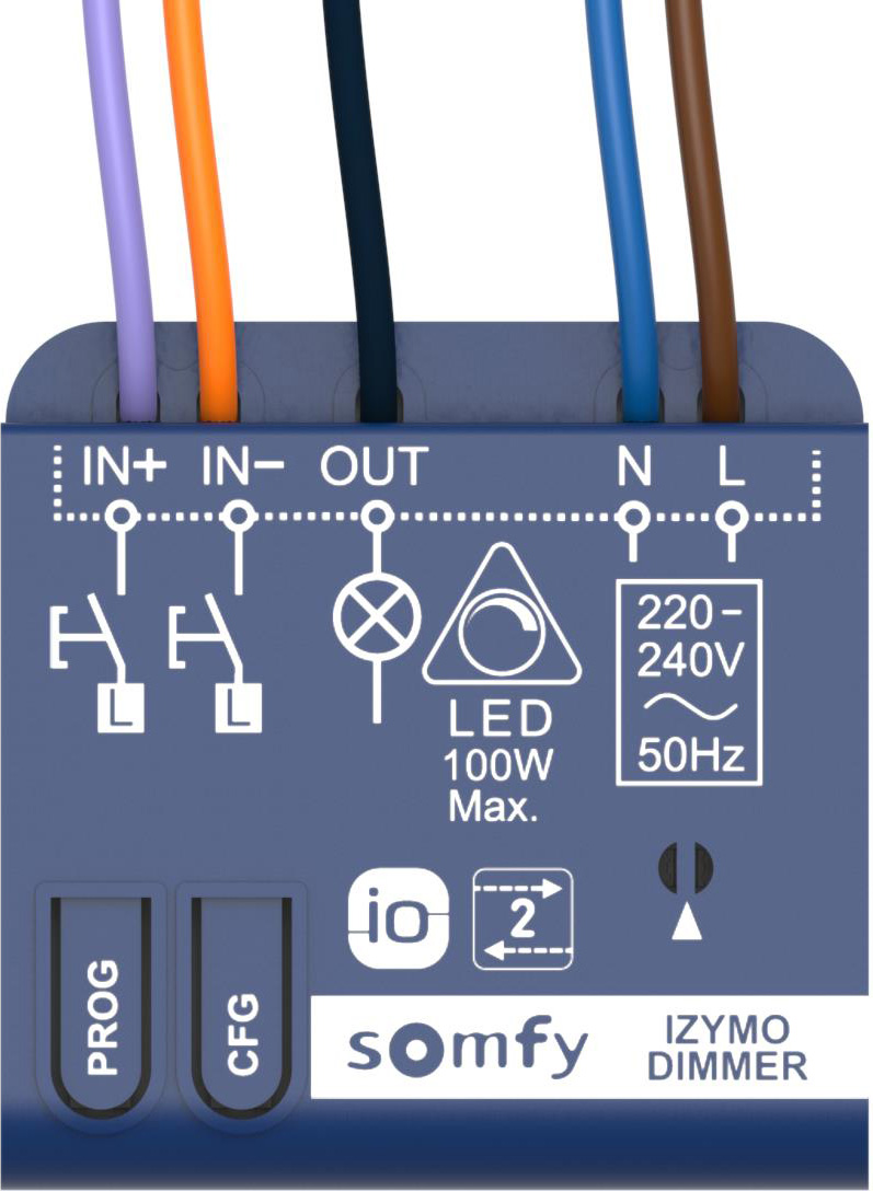 Somfy Empfänger UP Licht dimmbar 1822663