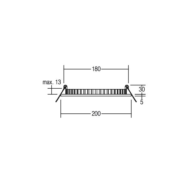 Brumberg Leuchten LED-Einbau-Panel 24VDC 4000K weiß 12217074