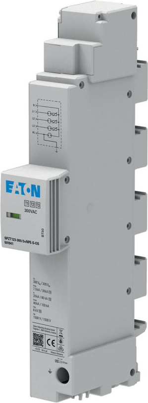 Eaton (Installation) Überspannungsableiter f.40mm Sammelschiene SPZT123-300/3+NPESOS