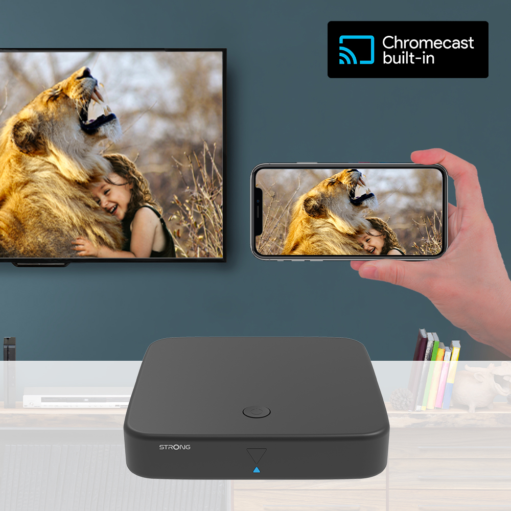 Strong 4K Streaming Box AndroidTV,DVB-T2HD SRT420