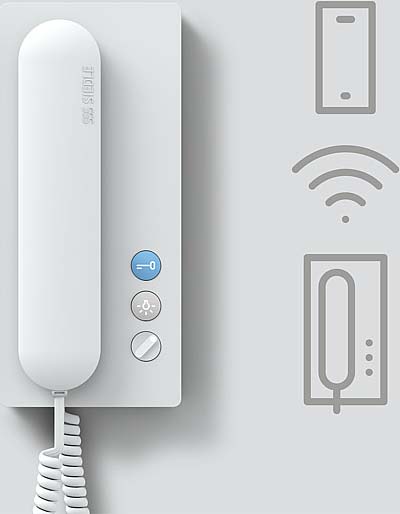 Siedle&Söhne Haustelefon Weiß IQ HTA