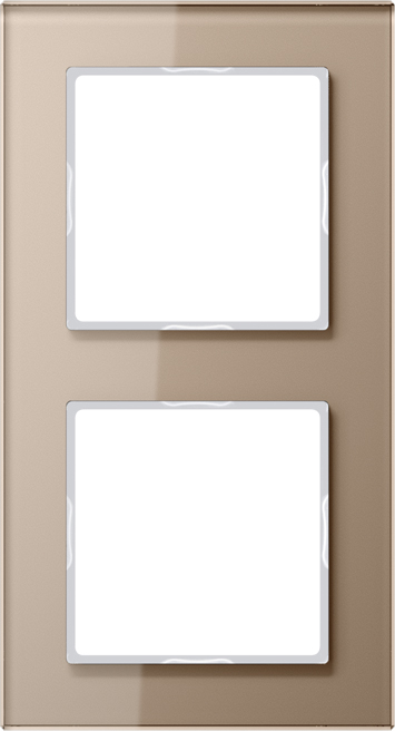 Jung Glasrahmen 2fach champ waage-/senkrecht AC 582 GL CH