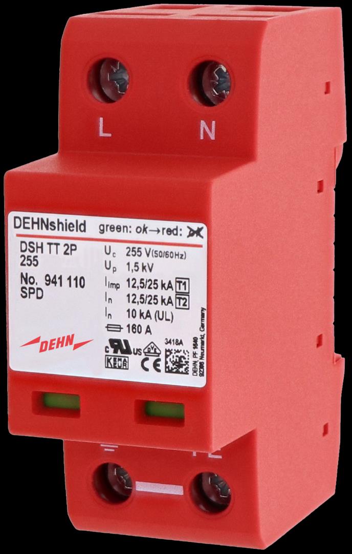 DEHN Kombi-Ableiter TT/TN-Systeme DSH TT 2P 255