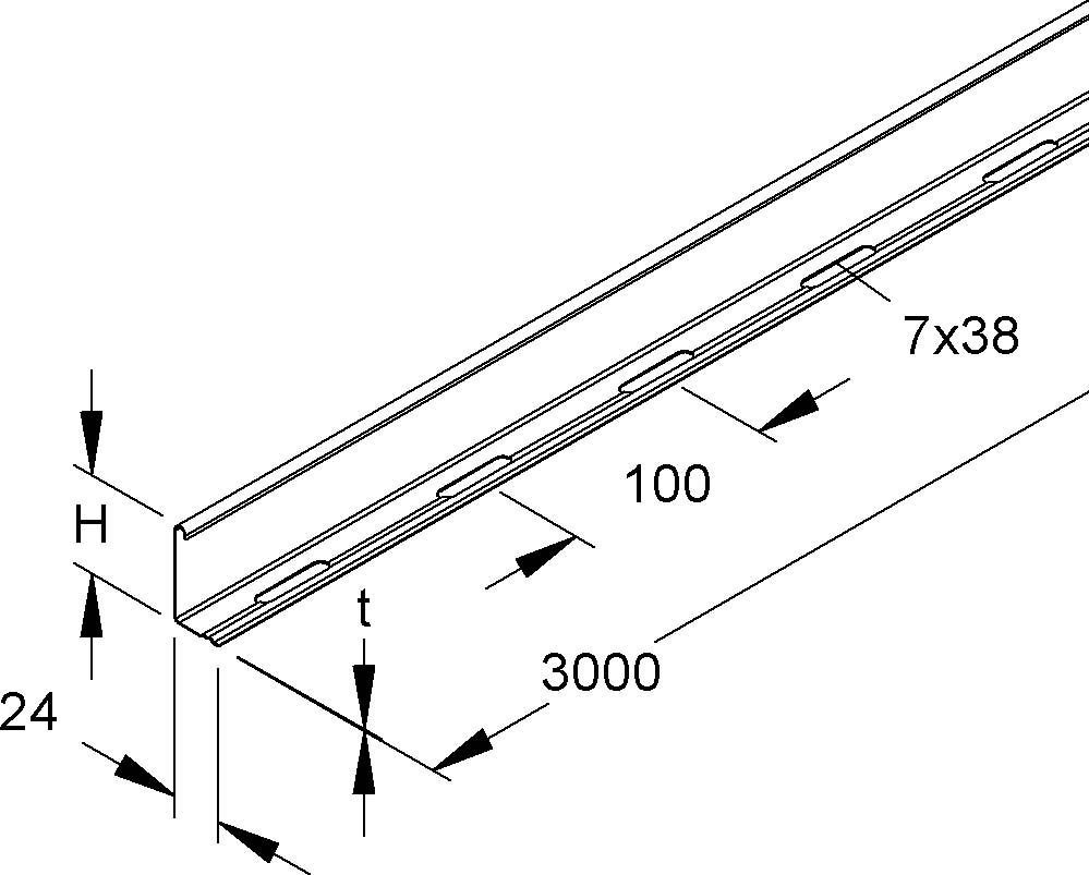 3 M Niedax Trennsteg RW 50 F