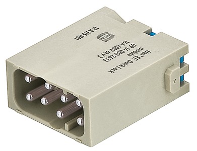 Harting Han EE Quick-Lock module male 09140082633