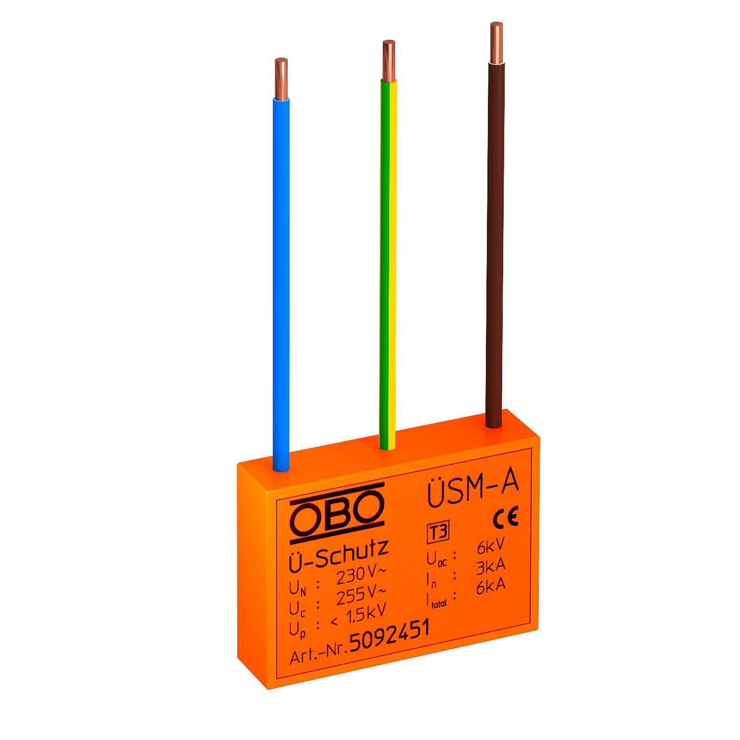 OBO Bettermann Vertr Überspannungsschutzmodul 255V ÜSM-A