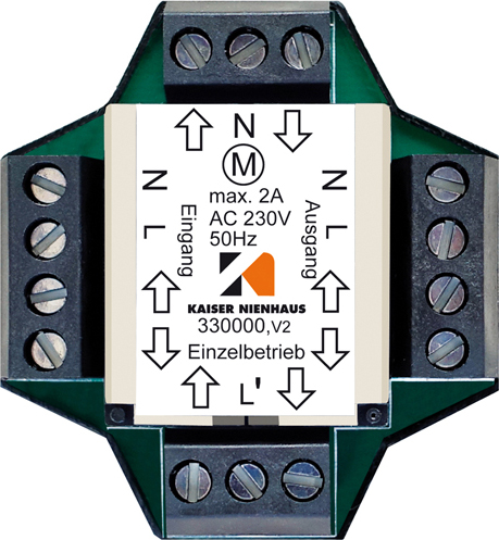 Kaiser Nienhaus Mehrfachsteuerrelais EB 230V f. 2 Motoren 330000