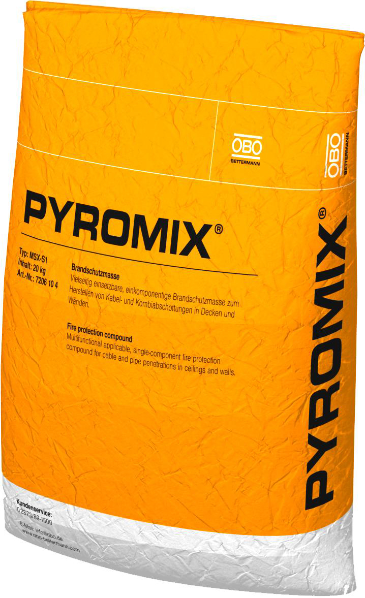 OBO Bettermann Vertr Brandschutzmörtel 20Kg f.Kombischott MSX-S1
