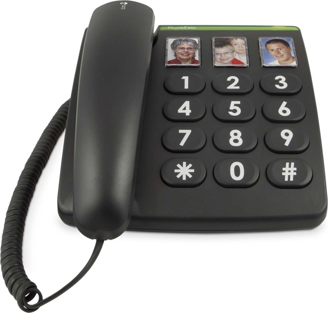 IVS Industrievertret. Großtastentelefon schnurgebunden doroPhoneEasy331phsw