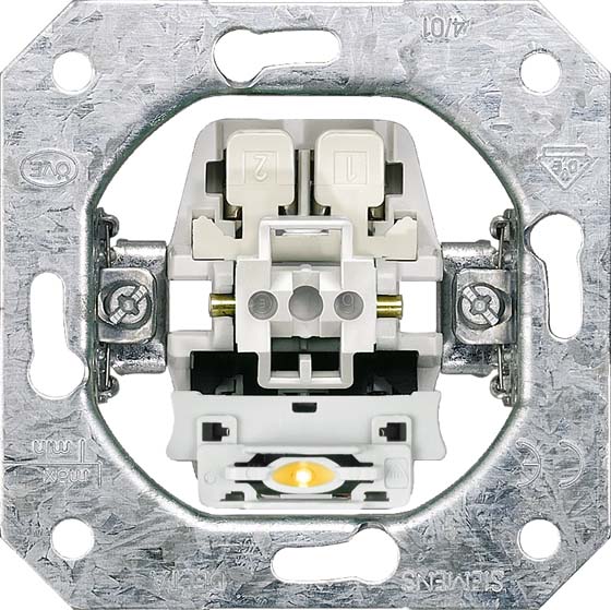 Siemens Dig.Industr. Einsatz Taster1W m.Krallen mit N-Klemme 5TD2117