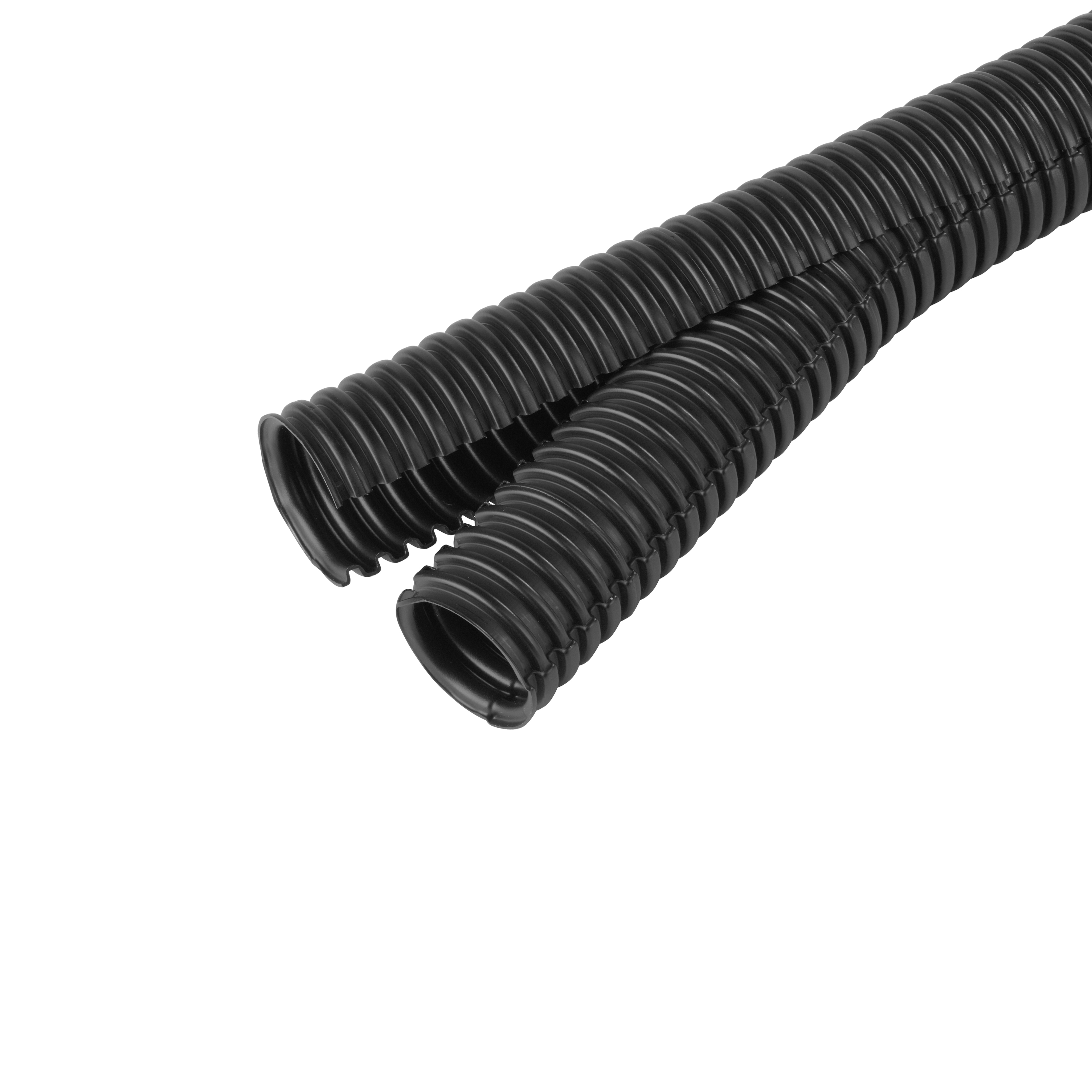 50 M Fränkische Wellrohr verschließbar flexibel, schwarz Co-flex PP-UV 11 sw