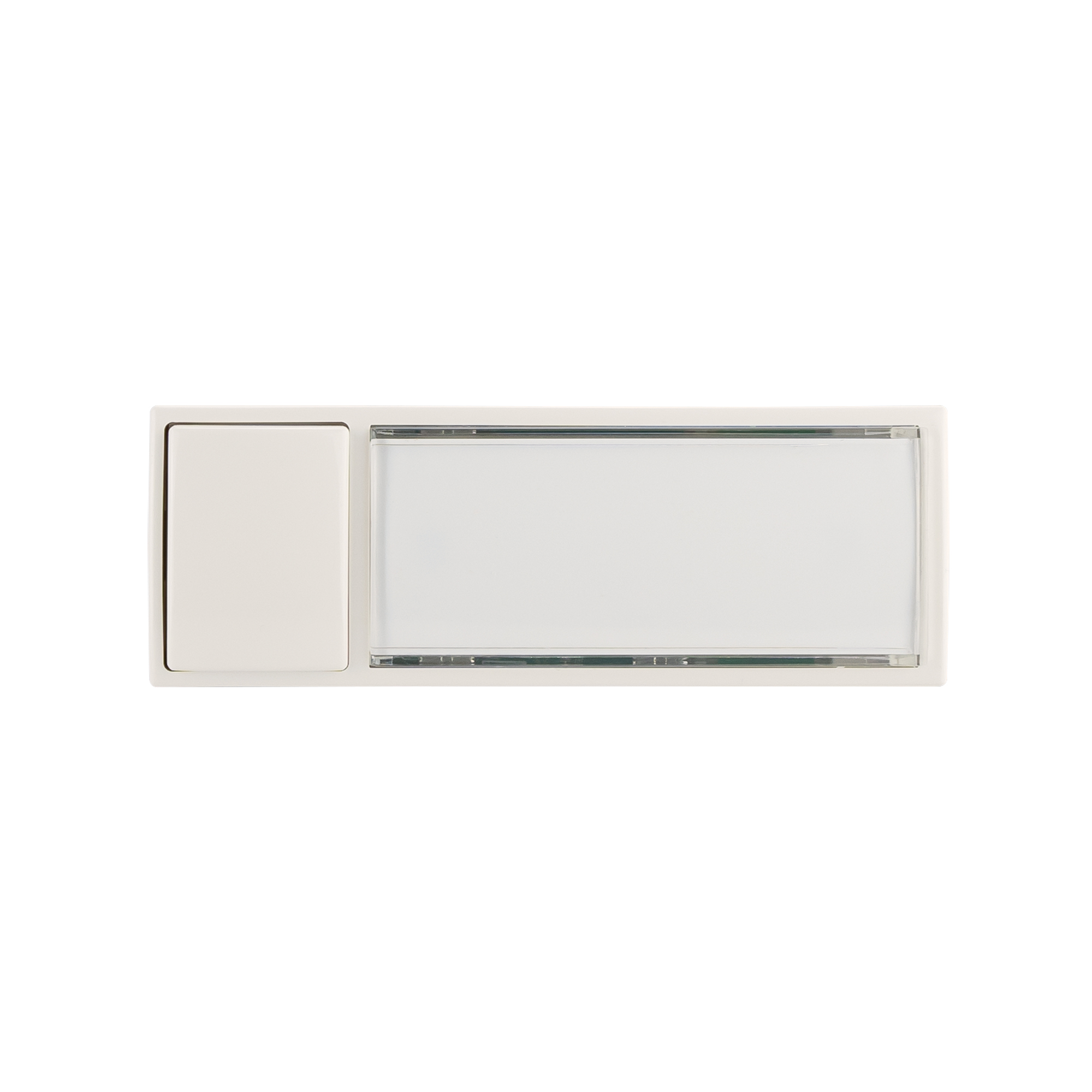 Grothe Klingeltaster AP 32x90x18,5mm, ws MONTILUX 2154