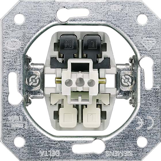 Siemens Dig.Industr. Einsatz Taster 1S mit N-Klemme 5TD2116