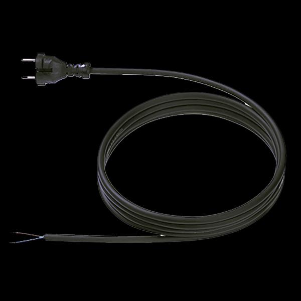 Bachmann Konturen-Zuleitung Gummi 5m,sw 246.186