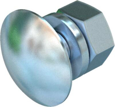 50 STK OBO Bettermann Vertr Flachrundschraube mit Scheibe und Mutt FRS 8x25 F