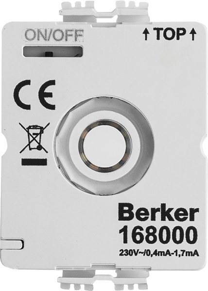 Berker LED-Modul Drehschalter 230V, mit N-Leiter 168000