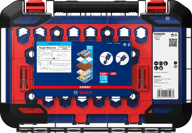 Bosch Power Tools Lochsäge-Set ToughMa 14 tlg. 20-76mm 2608900447