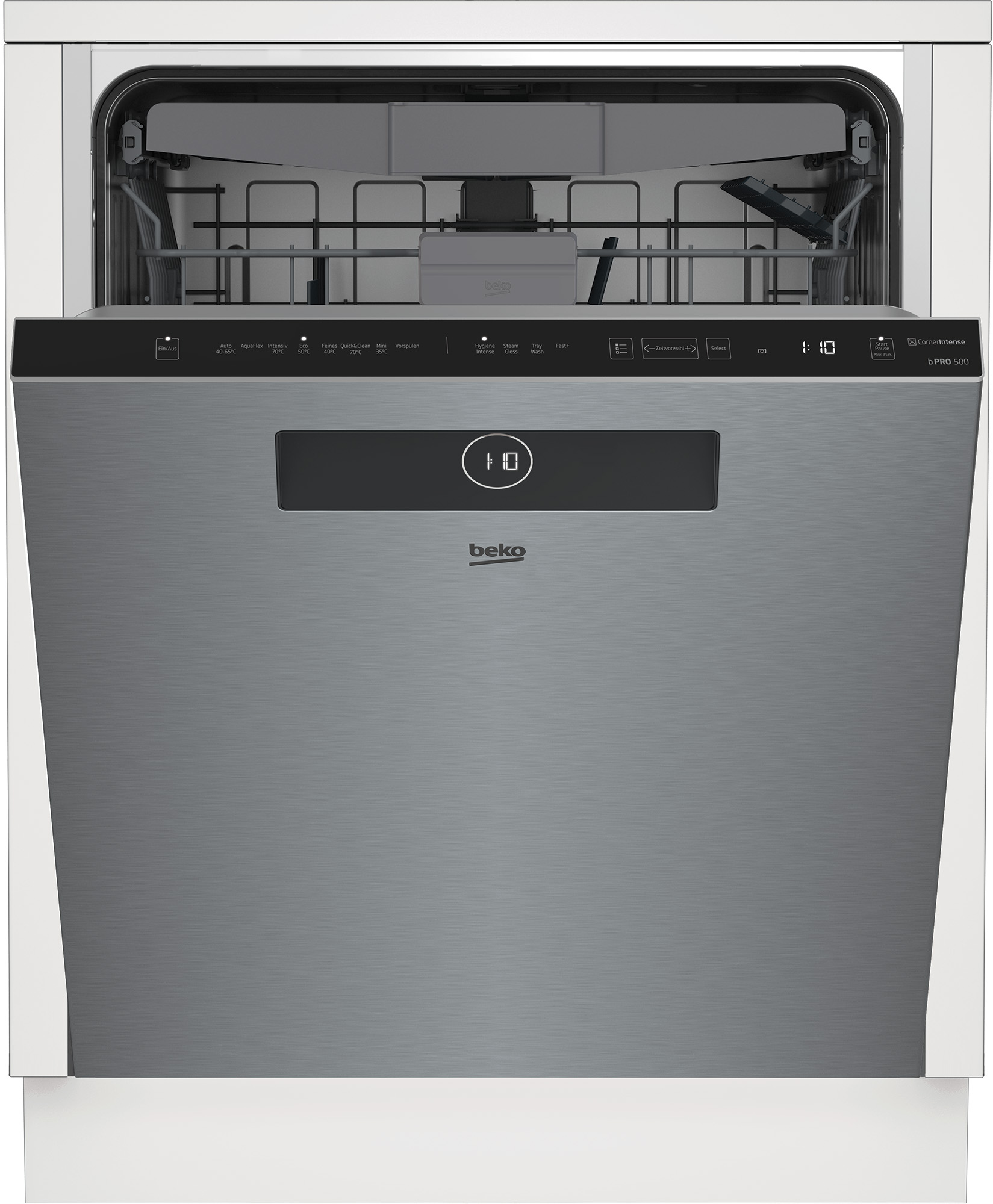 Beko MDA UB-Geschirrspüler Edelstahlfront BDDN38440XD