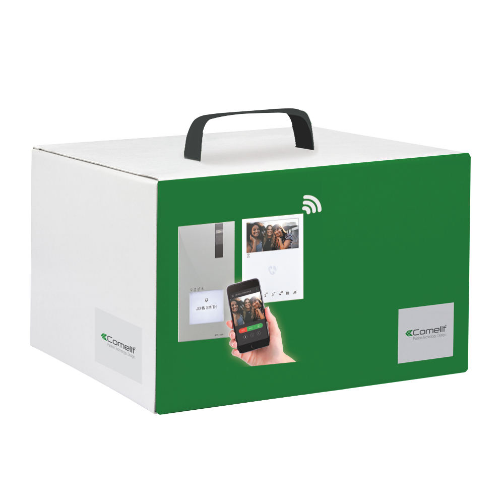 Comelit Group Video-Kit Einfamilienhaus 1-4 Wohneinh.WiFi 8451V