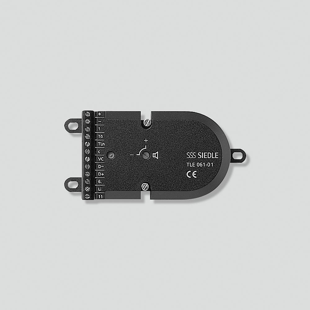 Siedle&Söhne Türlautsprecher für 1+n-Technik, sw TLE 061-01