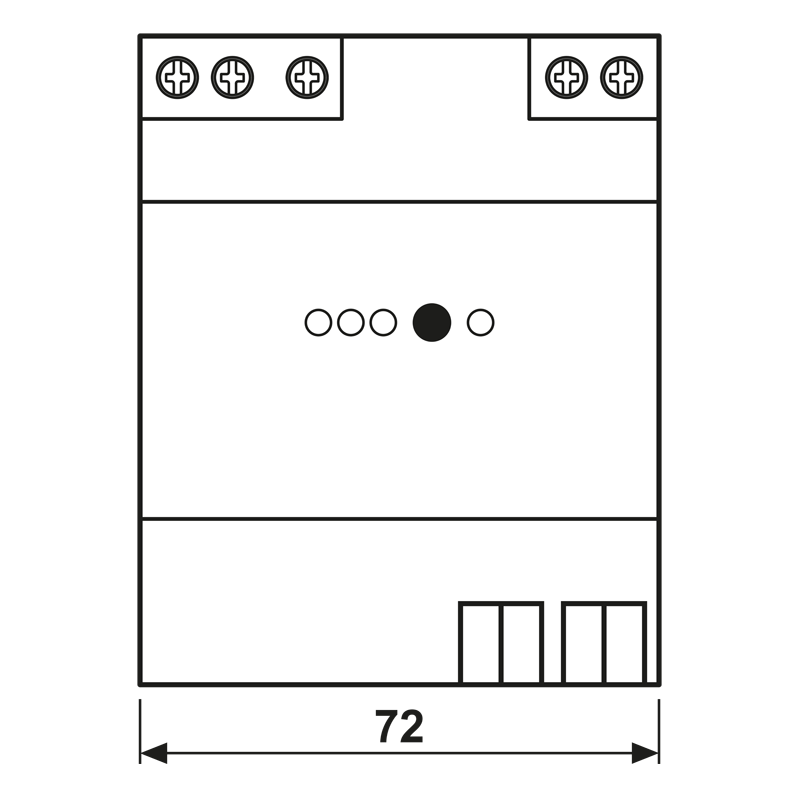 Jung Spannungsversorgung 640mA, KNX 20640 REG