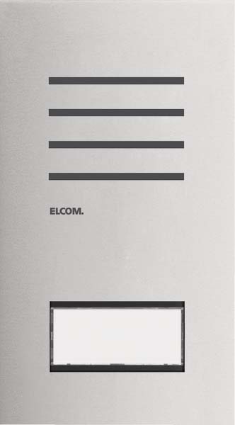 Elcom Türstation-Audio 1/1 2D Edelstahl ONE REQ001Y
