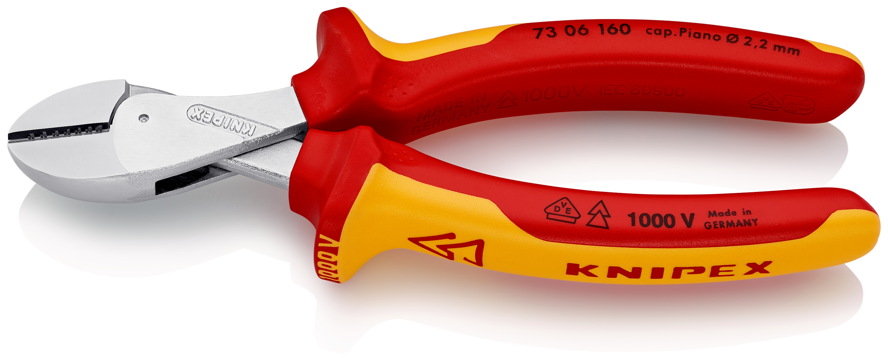 Knipex-Werk X-Cut-Seitenschneider 160mm 73 06 160