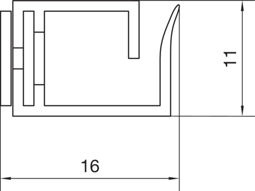 Tehalit Verdrahtungskanal L 2212 gr