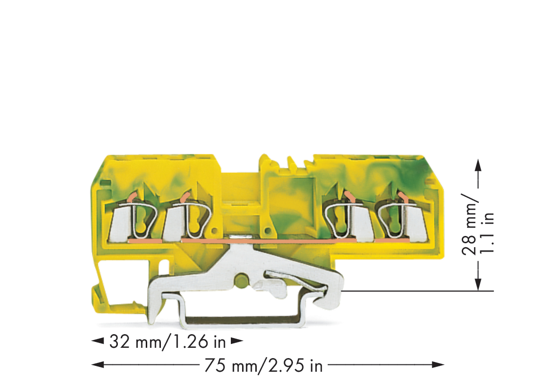 WAGO GmbH & Co. KG Schutzleiterklemme 0,5-2,5mmq gn/gelb 280-677 WAGO GmbH & Co. KG Schutzleiterklemme 0,5-2,5mmq gn/gelb 280-677