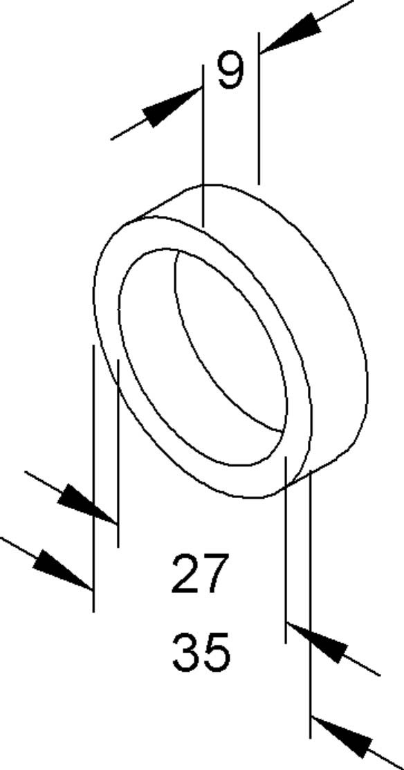 Kleinhuis Illuminations-Dichtring E27 IP44 Silikon sw 2169