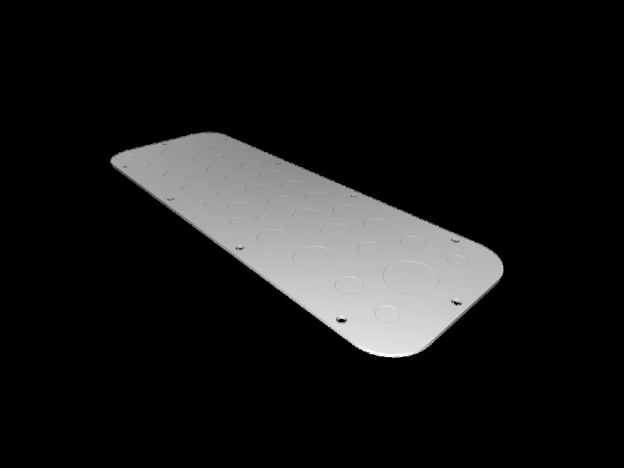 Rittal Metall-Flanschplatte Größe 3 AX 2573.100