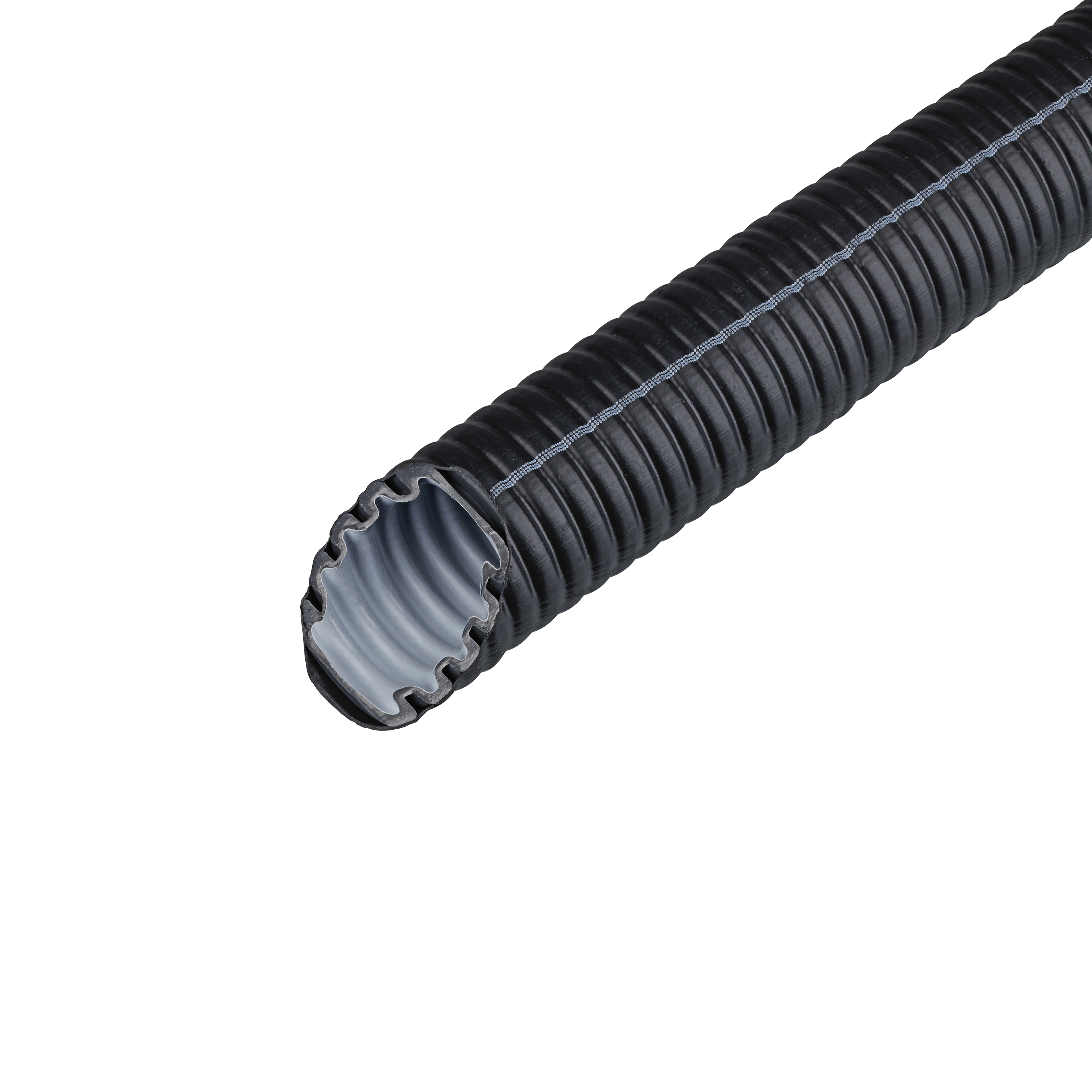 50 M Fränkische Kunststoff-Wellrohr mittel 20,0x13,6 biegsam FFKuS-EM-F-LS0H 20sw
