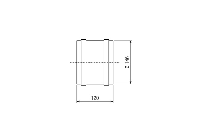 Maico Rohreinschubventilator 18W,170cbm/h,IP44 ECA 15/4 E