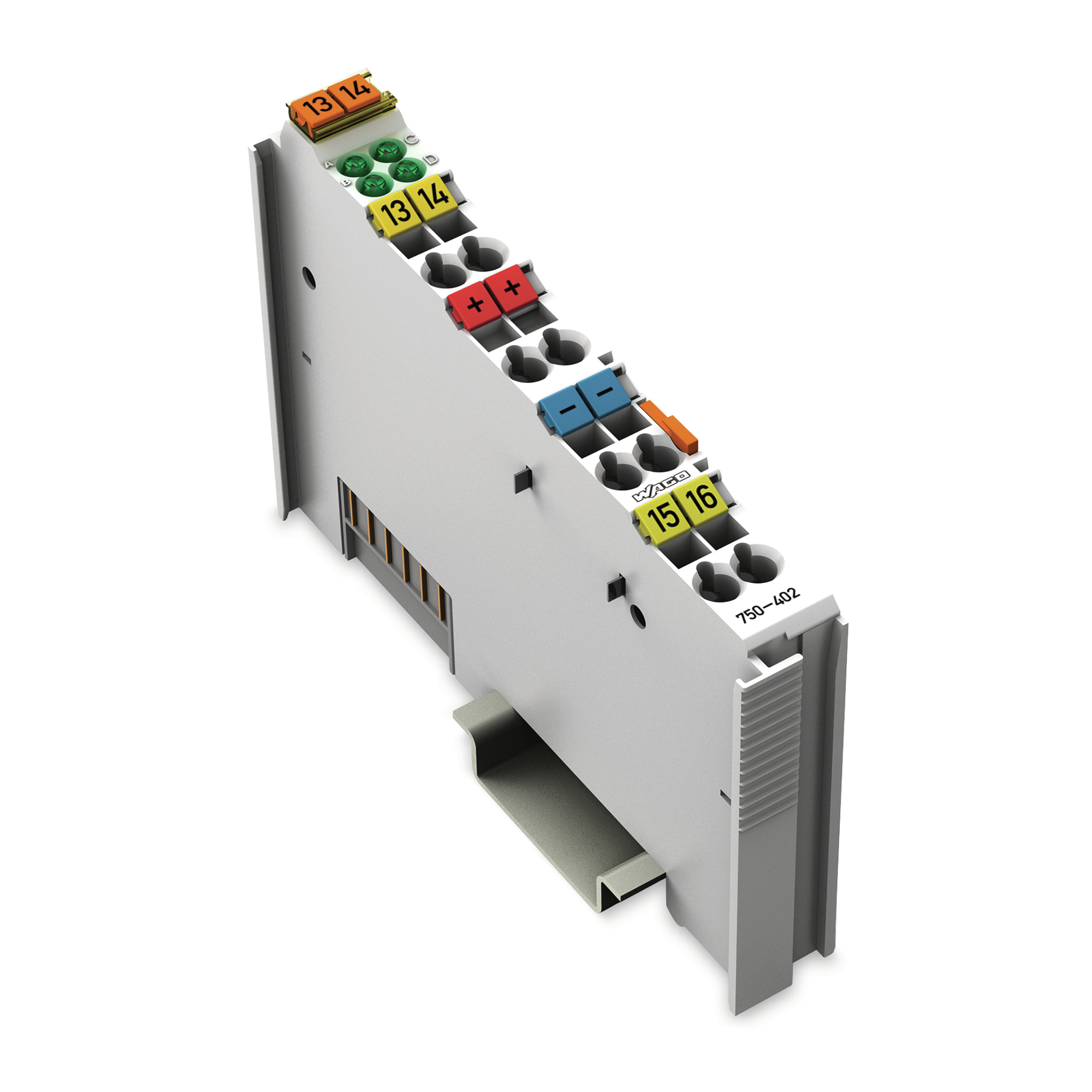 WAGO GmbH & Co. KG Digitale Eingangsklemme 4-Kanal DC24V 3.0ms 750-402