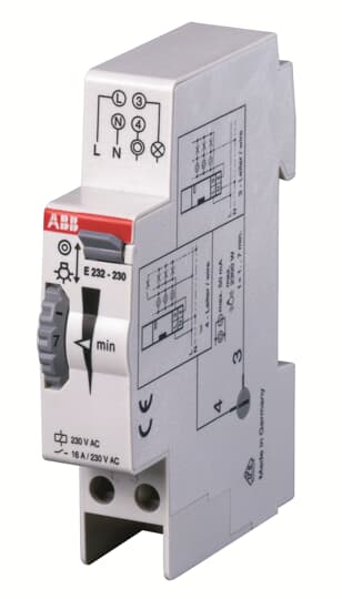 ABB Stotz S&J Treppenlichtzeitschalter 1VA 1...7min. E232-230