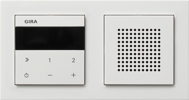 Gira UP-Radio IP Lautsprecher m. Rahmen E2 232029