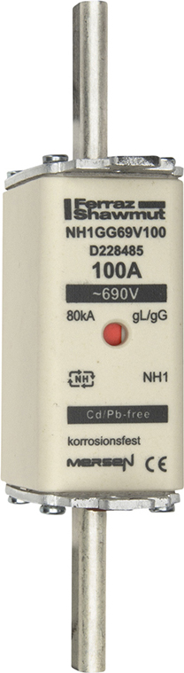 Mersen NH-Sicherungseinsatz SF Gr.1 gG 100A/690V KM NH1GG69V100