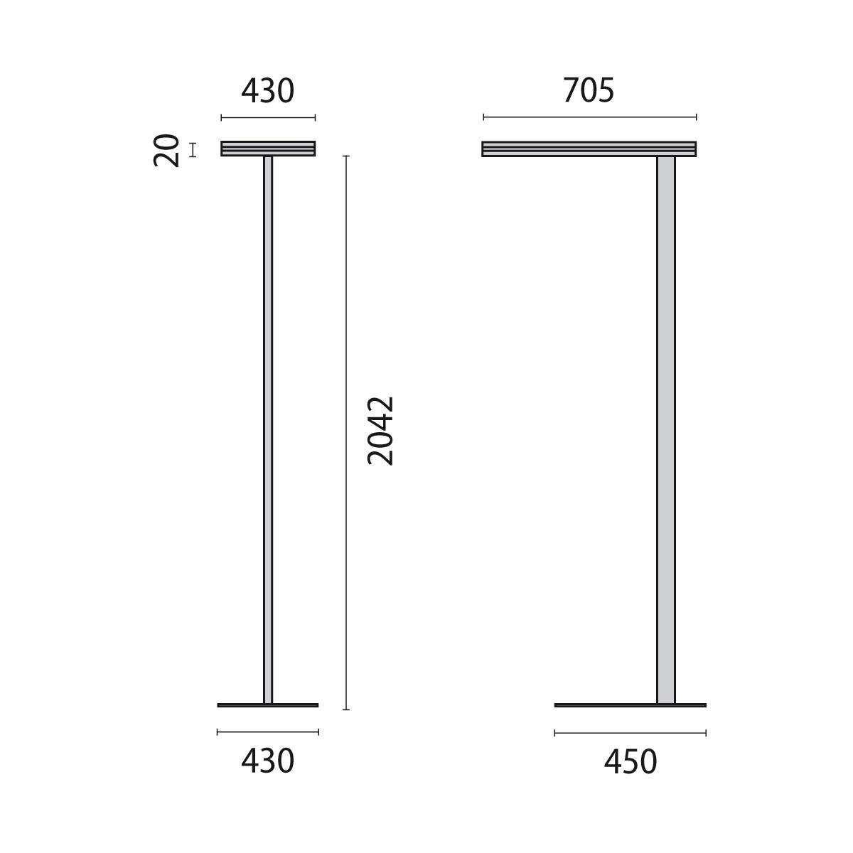 Performance in Light LED-Stehleuchte 4000K dimmbar 8720761745430