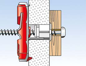 25 STK Fischer Deutschl. Kippdübel DUOTEC 10 S PH 539025
