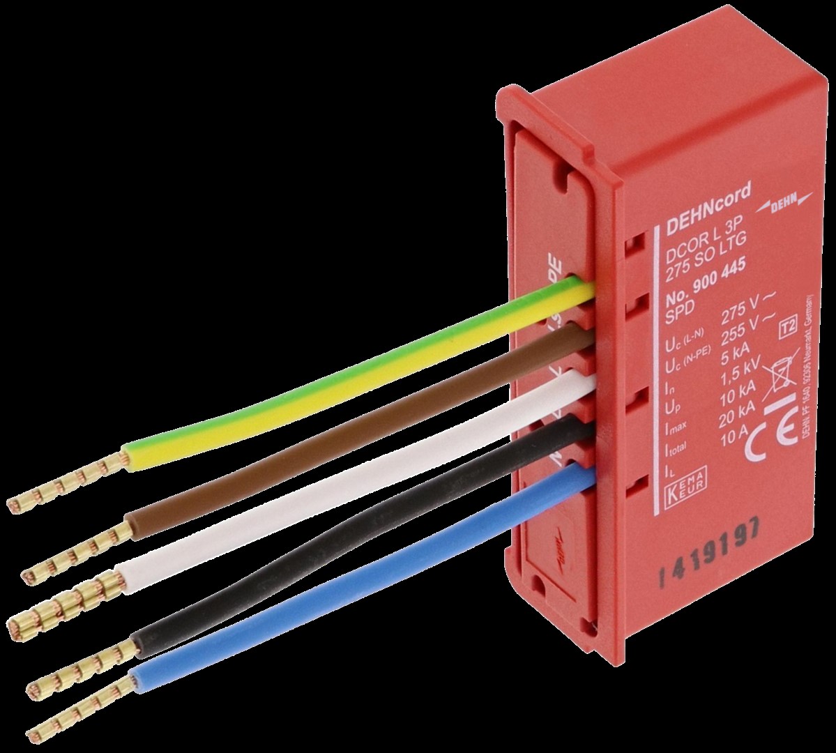 DEHN Überspannungs-Ableiter Typ 2 DEHNcord DCOR L 3P 275 SO LTG