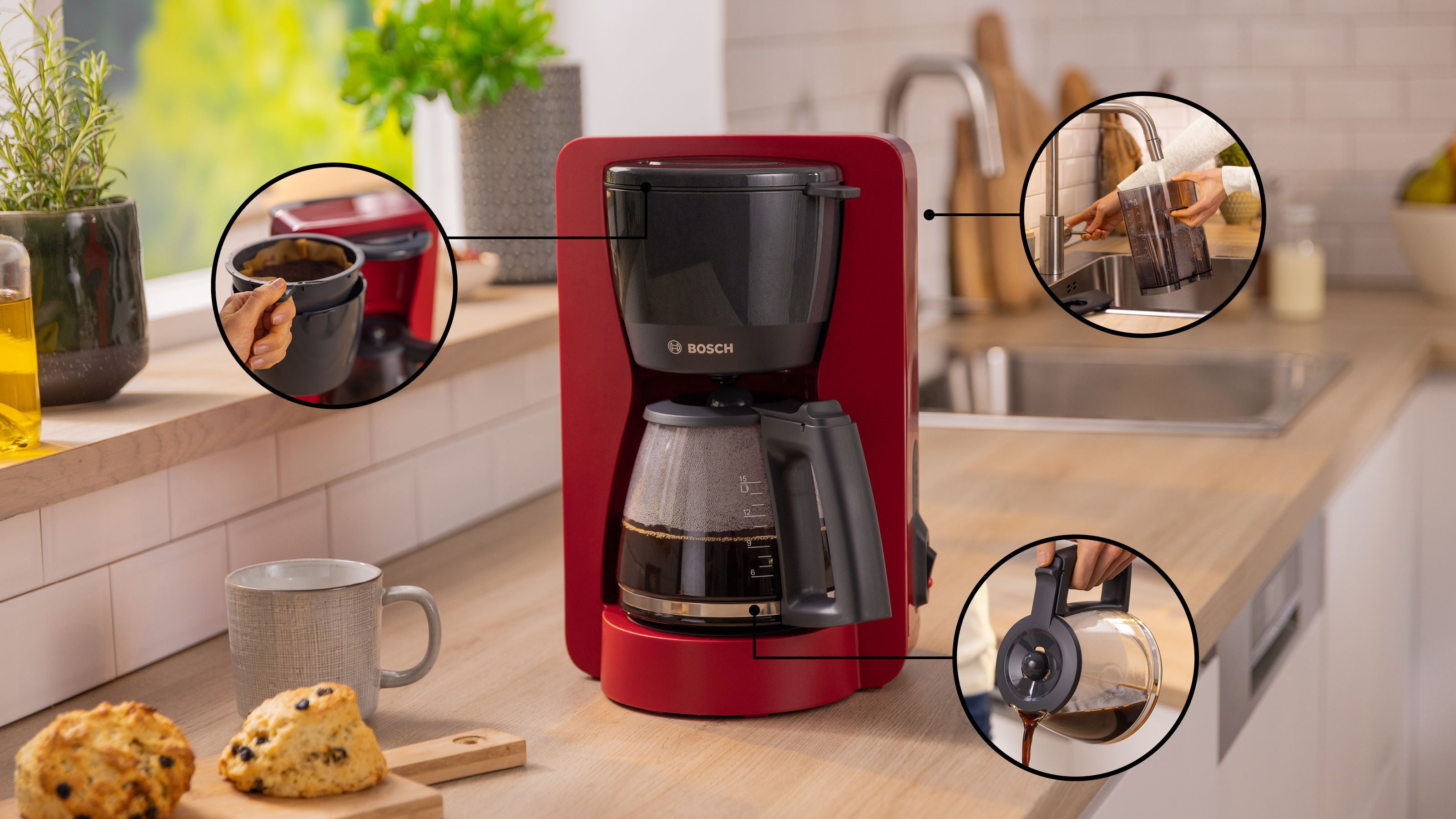 Bosch SDA Kaffeeautomat MyMoment TKA2M114 rt