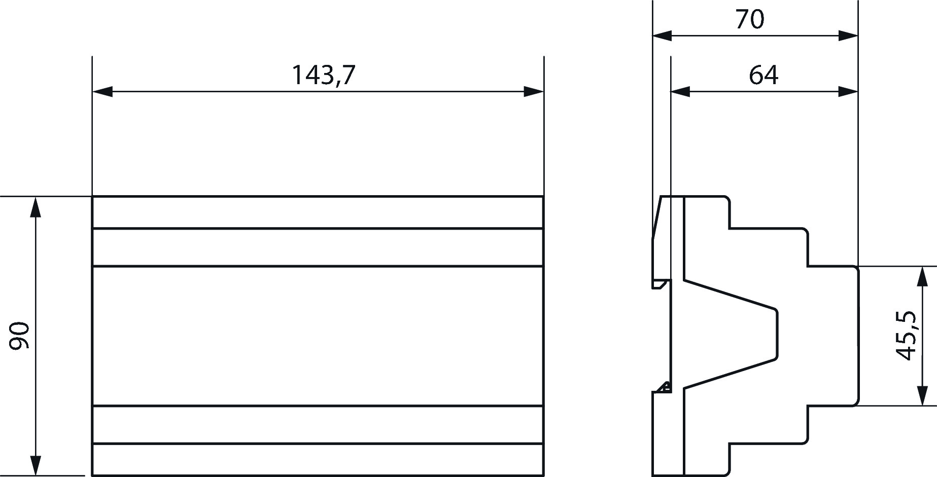 Theben Dimmaktor 8-fach DM 8-2 T KNX