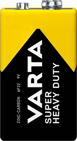 12 STK Varta Cons.Varta Batterie Superlife E E-Block/6F22,Zink-K. 2022 Fol.1