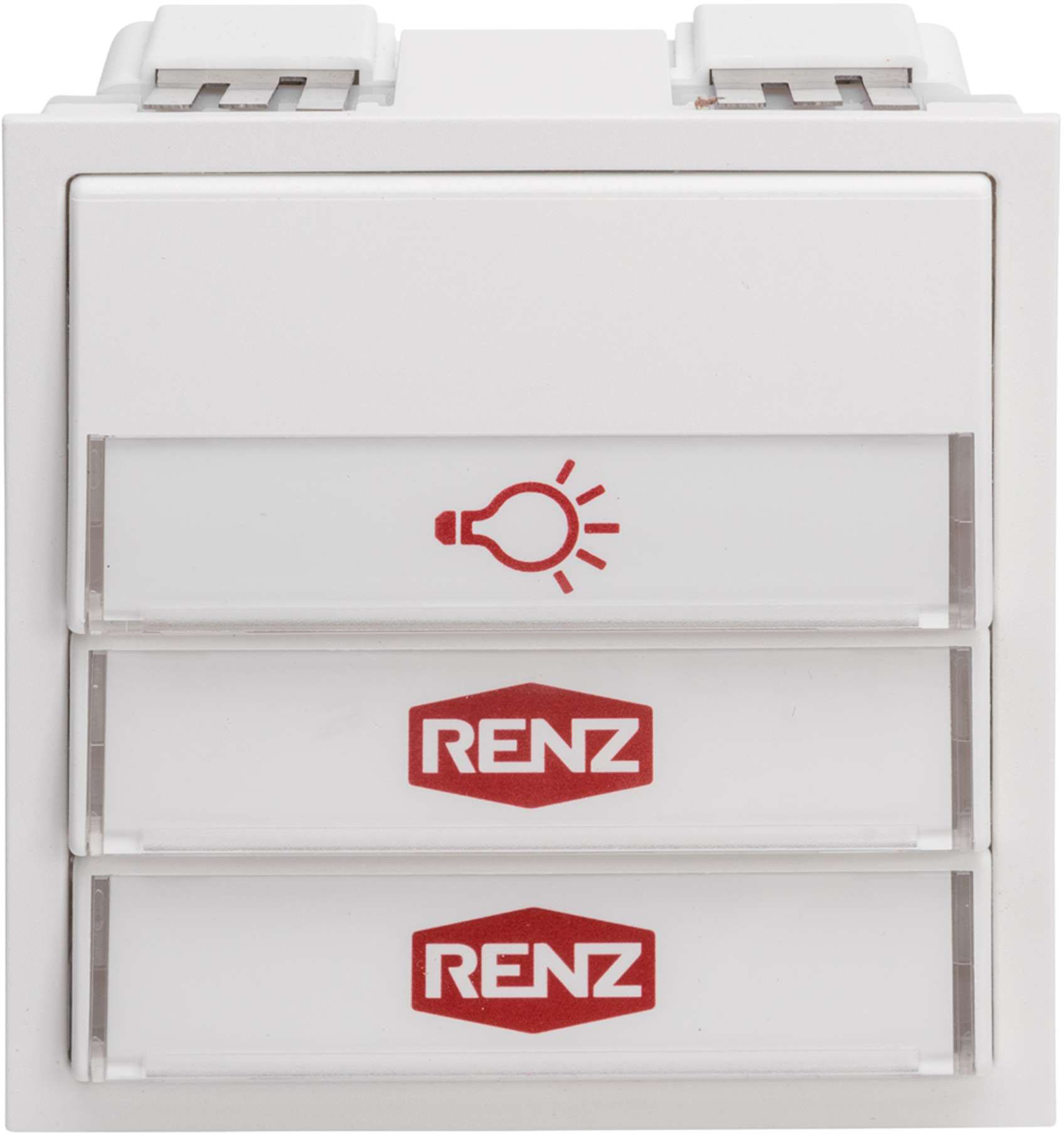 Renz Metallwaren. Komb.Klingel/Lichtmodul 97-9-85275 ws