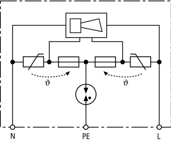 DEHN ÜS-Modul f.Schutzk.Steckdose STC 230